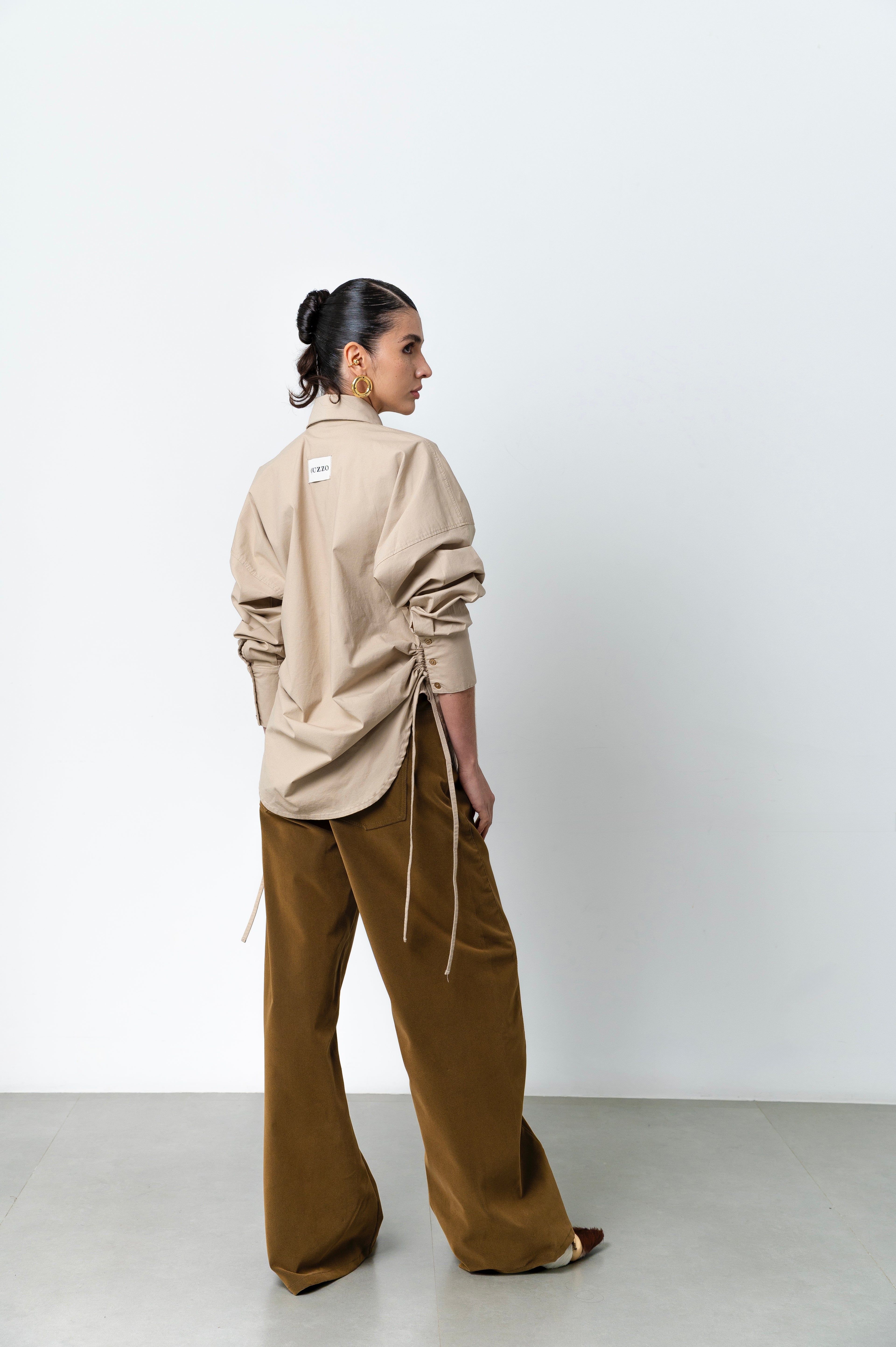 Olive Twist Pants